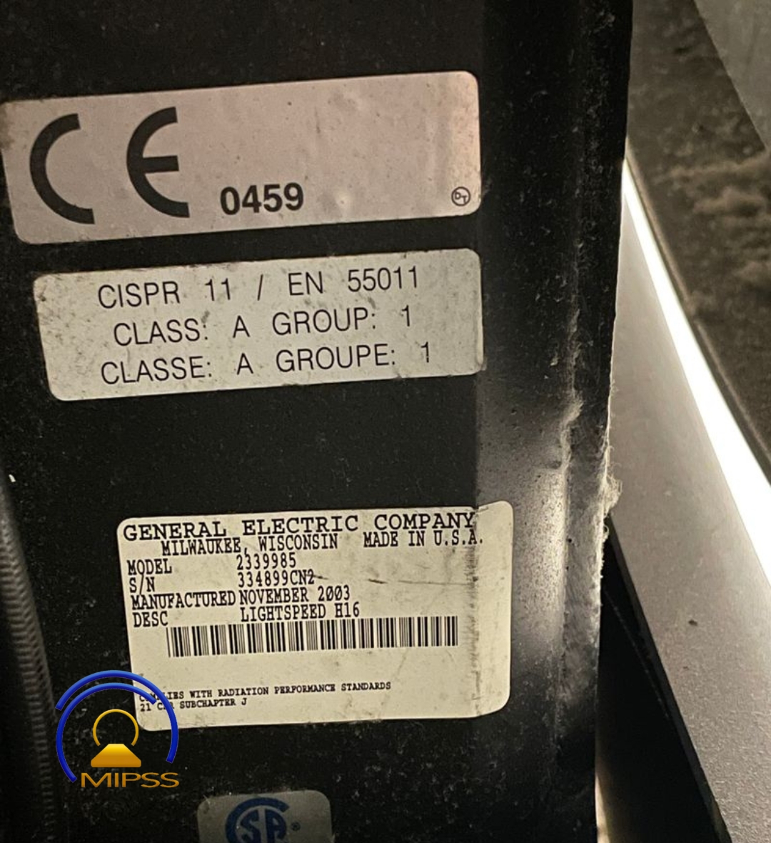 2003 GE LightSpeed 16 CT Scanner