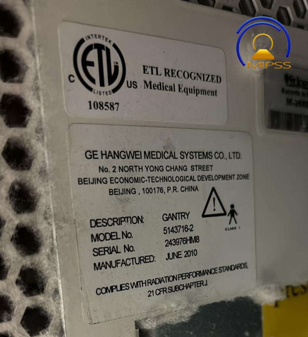 2010 GE BrightSpeed 16 CT Scanner - Medical Imaging Parts 2010 GE BrightSpeed 16 CT Scanner - Medical Imaging Parts