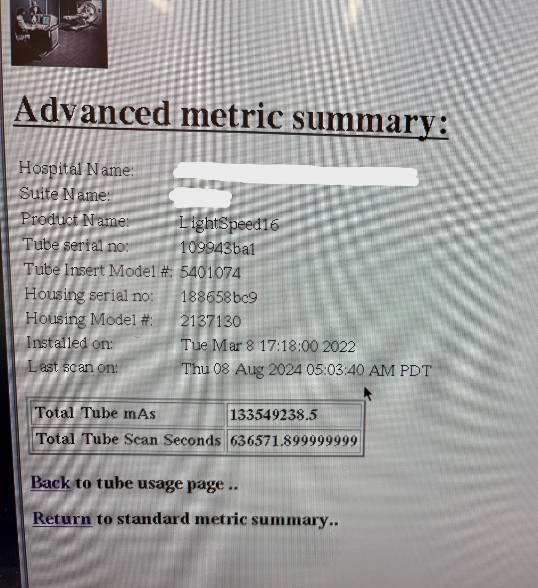 2006 GE LIGHTSPEED CT Scanner