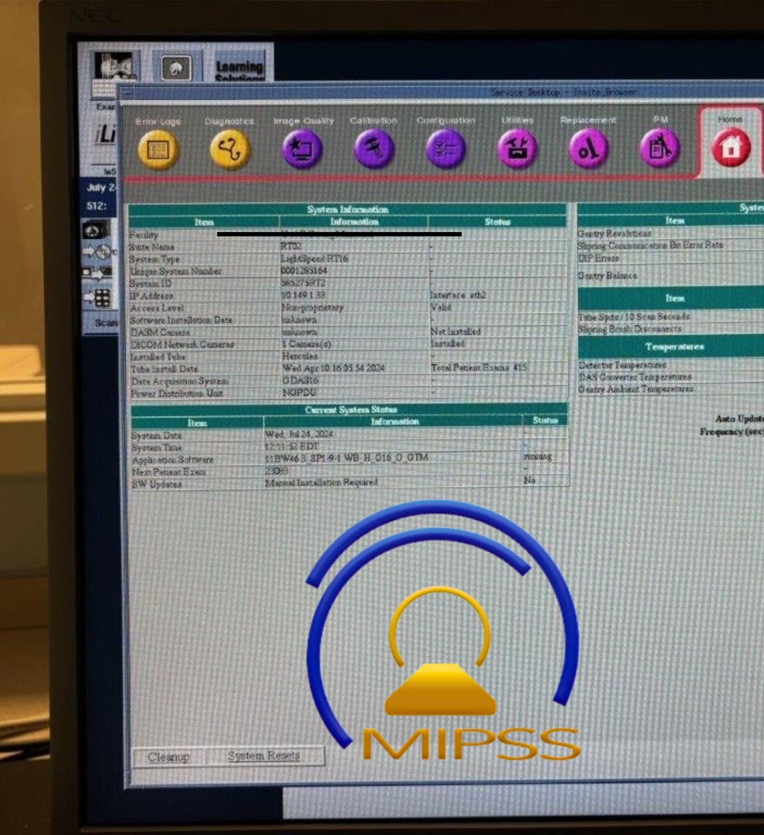 2007 GE LightSpeed RT16 CT Scanner 