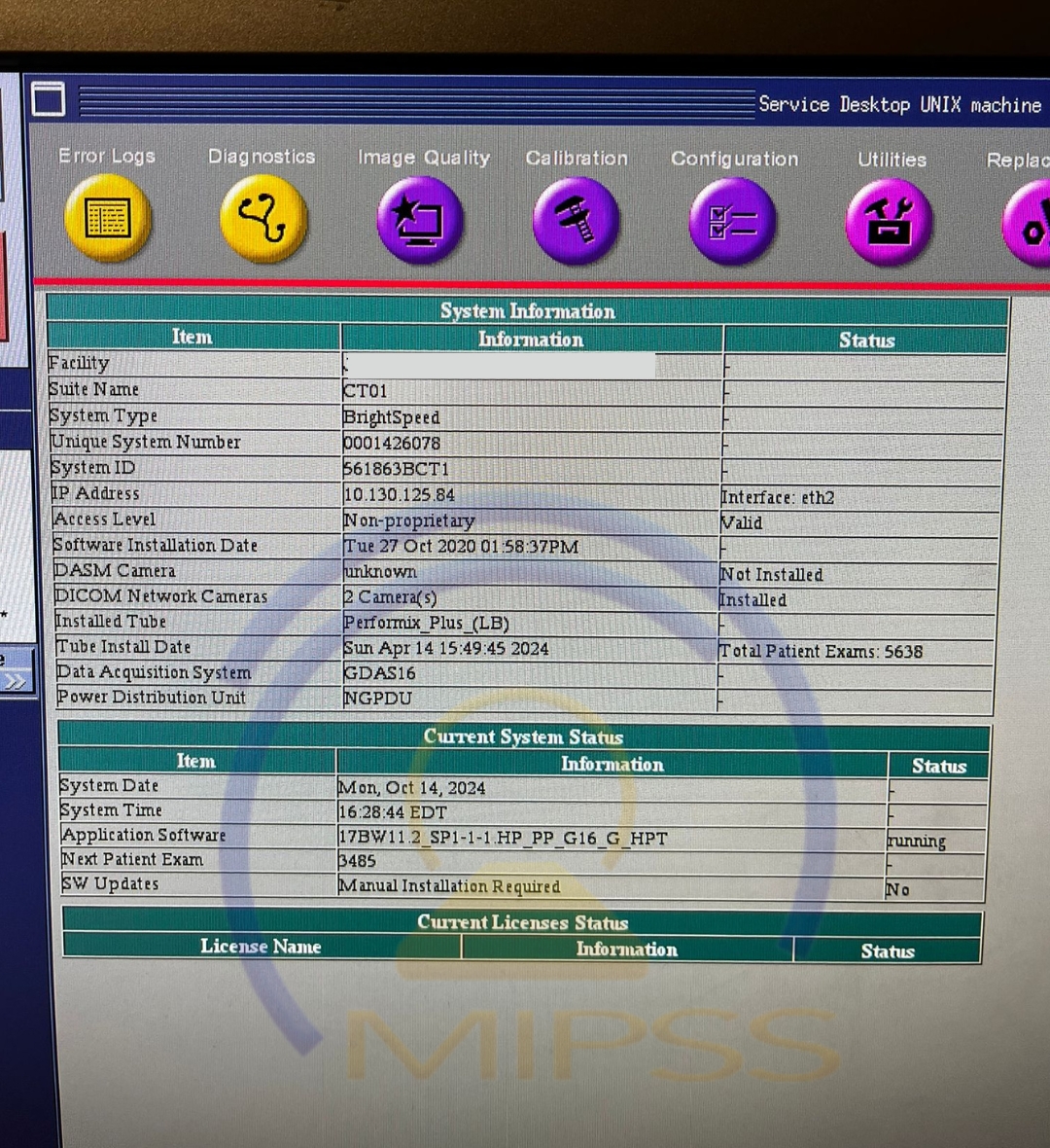 2009 GE BrightSpeed Elite 16 CT Scanner