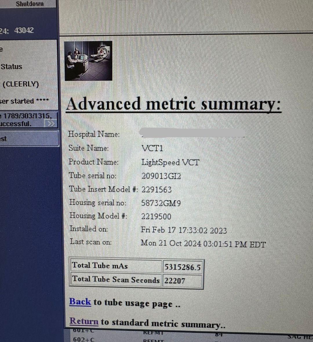  2005 GE LightSpeed VCT 64  CT