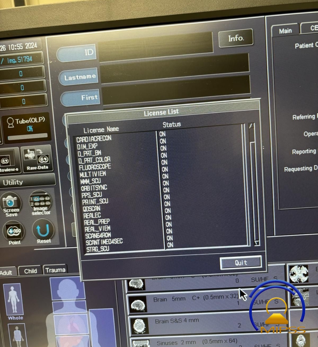 2005 Toshiba Aquilion 64 CT Scanner