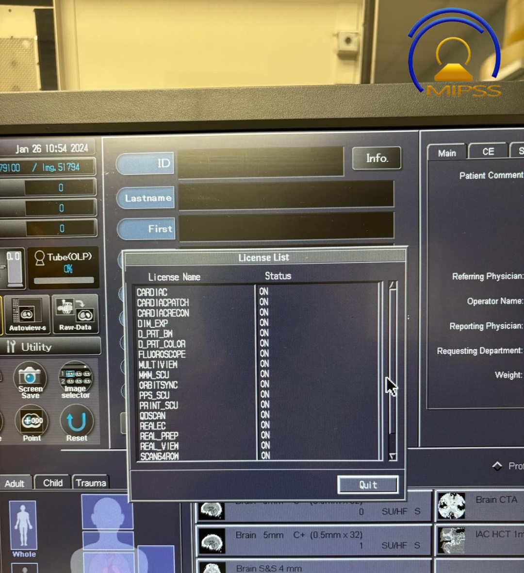 2005 Toshiba Aquilion 64 CT Scanner