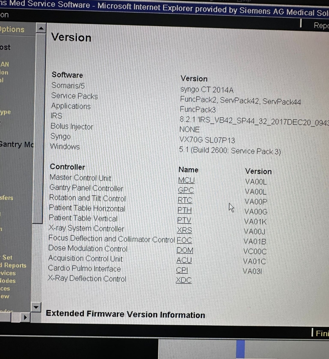 2003 SIEMENS SENSATION 16 CT Scanner